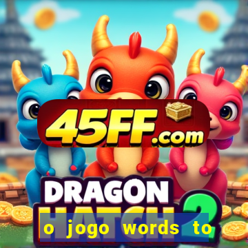 o jogo words to win paga mesmo